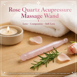 Rose Quartz Acupressure Massage Wand