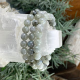 Mala Labradorite Bracelet With Velvet Pouch