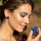 Earrings - Lapis Lazuli Studs