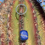 Lapis Lazuli Crystal Keychain