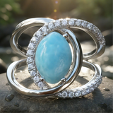 Larimar Radiance Ring