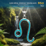 ♌ SUMMER 60% OFF Leo Opal Zodiac Necklace– July 23 to August 22