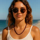 Red Obsidian 1st Chakra Stone Necklace