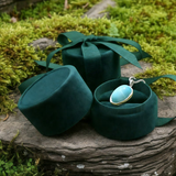 Larimar Wave Silver Necklace