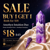 SALE - Amethyst Duo Point & Pendulum