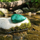 Malachite Teardrop Cabochon