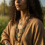 ♏ Scorpio Opal Zodiac Necklace – October 23 to November 21