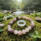 Ogrlica z obeskom iz bakrene žice Z ARRON DESIGN Serenity Moonstone