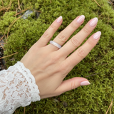 Ogrlica z obeskom iz bakrene žice Z ARRON DESIGN Serenity Moonstone