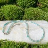 Ogrlica z obeskom iz bakrene žice Z ARRON DESIGN Serenity Moonstone