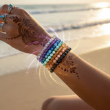 Seven Chakra Mala Stone Bracelet (7-Piece Set)