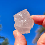 Crystal Animal Spirit Totems: Rose Quartz Owl
