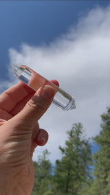 Vogel Cut Quartz Crystal (Energy Healing Wand)