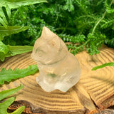 Crystal Animal Spirit Totems: Clear Quartz Cat