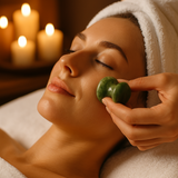 Nephrite Jade Mushroom-Shaped Facial Massage Tool