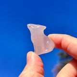 Crystal Animal Spirit Totems: Rose Quartz Wolf