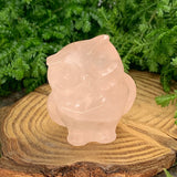 Crystal Animal Spirit Totems: Rose Quartz Owl