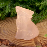 Crystal Animal Spirit Totems: Rose Quartz Wolf