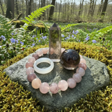 Ogrlica z obeskom iz bakrene žice Z ARRON DESIGN Serenity Moonstone