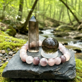 Ogrlica z obeskom iz bakrene žice Z ARRON DESIGN Serenity Moonstone