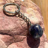 Sodalite Crystal Keychain