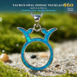 ♉ SUMMER 60% OFF - Taurus Opal Zodiac Necklace  – April 20 to May 20