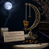 Tiger's Eye Crystal Pendulum