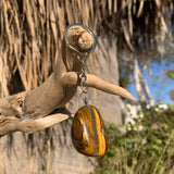 Tiger's Eye Crystal Keychain