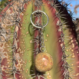 Unakite Crystal Keychain