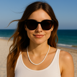 White Jade - 7th Chakra Stone Necklace